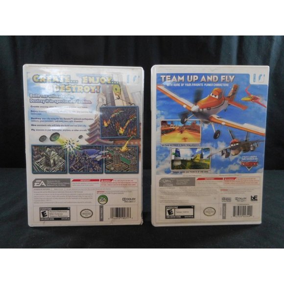 Nintendo Wii SimCity Creator + Disney's Planes Tested work - Picture 5 of 14